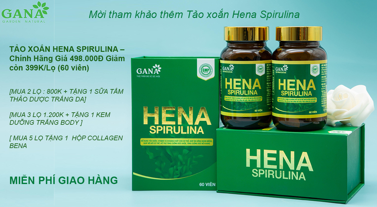 tảo xoắn hena