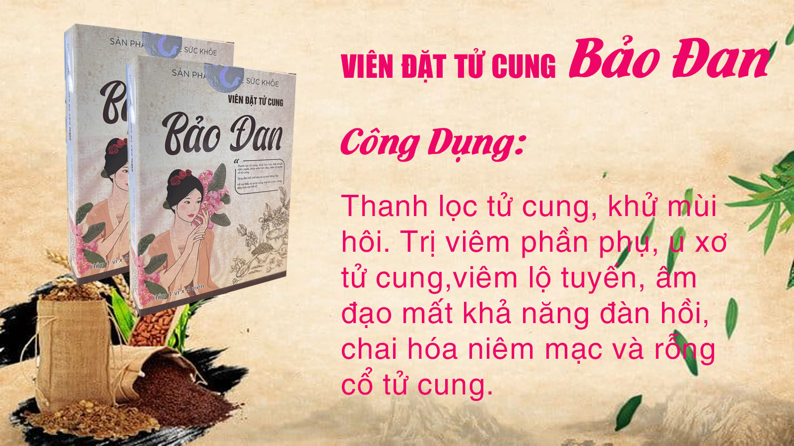 VIÊN ĐẶT TRỊ NGỨA VÙNG KÍN