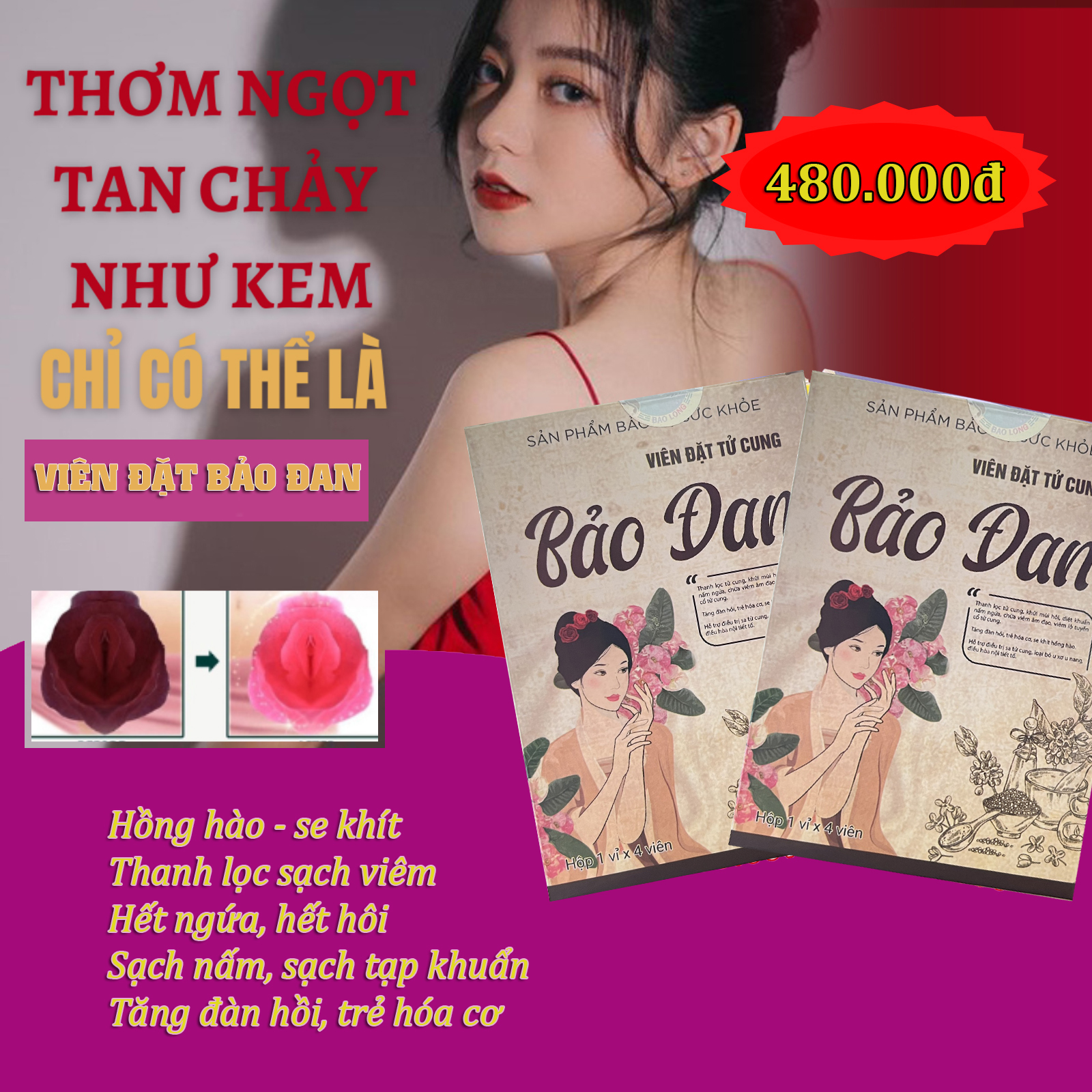 thuốc làm đẹp vùng kín