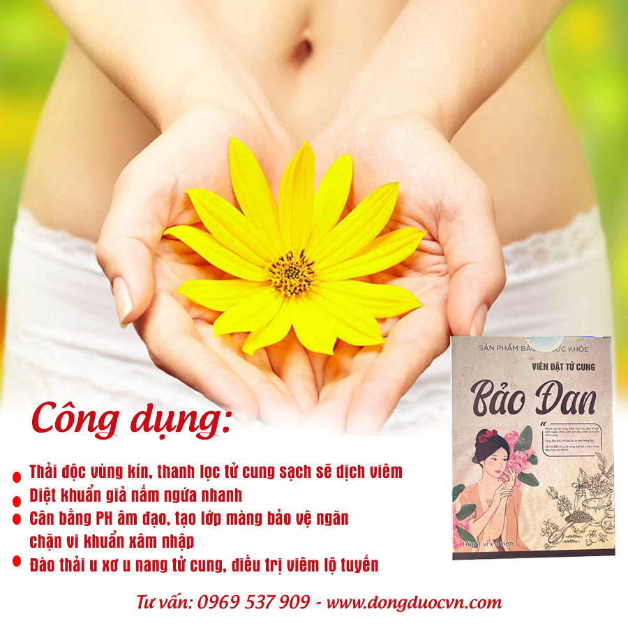 viên đặt tử cung bảo đan